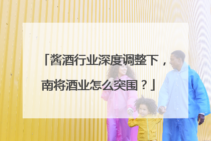 酱酒行业深度调整下，南将酒业怎么突围？