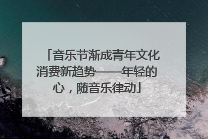 音乐节渐成青年文化消费新趋势——年轻的心，随音乐律动