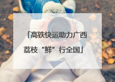 高铁快运助力广西荔枝“鲜”行全国