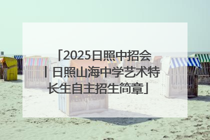 2025日照中招会丨日照山海中学艺术特长生自主招生简章