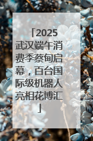 2025武汉端午消费季蔡甸启幕，百台国际级机器人亮相花博汇