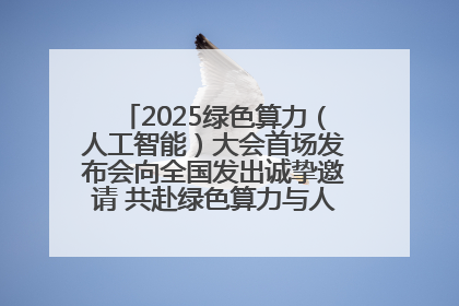 2025绿色算力（人工智能）大会首场发布会向全国发出诚挚邀请 共赴绿色算力与人工智能融合之约