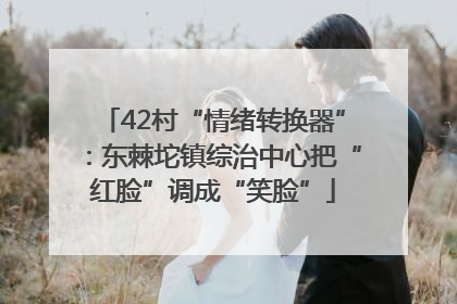 42村“情绪转换器”：东棘坨镇综治中心把“红脸”调成“笑脸”
