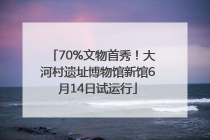 70%文物首秀！大河村遗址博物馆新馆6月14日试运行