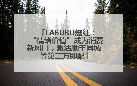 LABUBU爆红：“情绪价值”成为消费新风口，激活顺丰同城等第三方即配